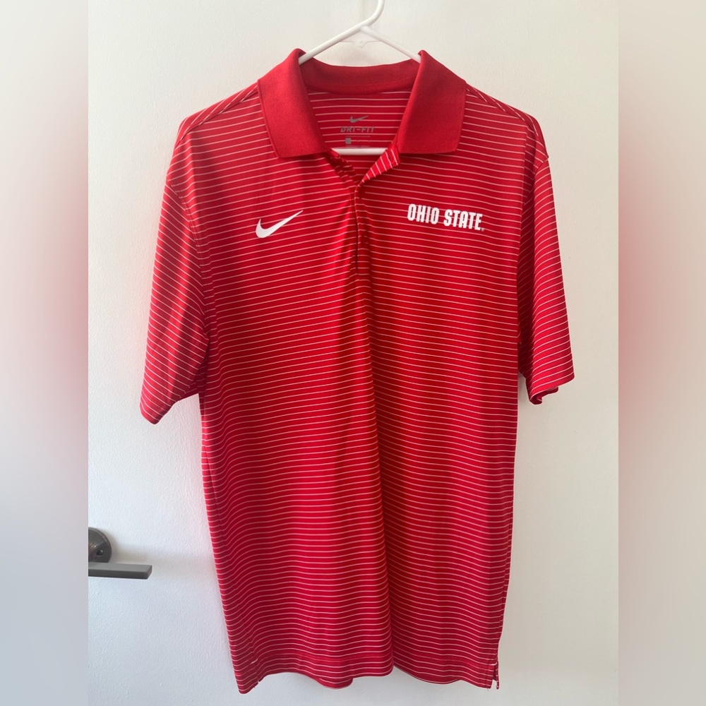 Men’s Medium Nike Ohio State Golf Polo